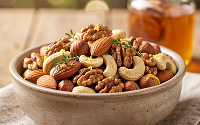 Spiced Roasted Nuts (May Day Snack)