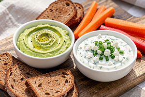Avocado and Yogurt Dip for May Day