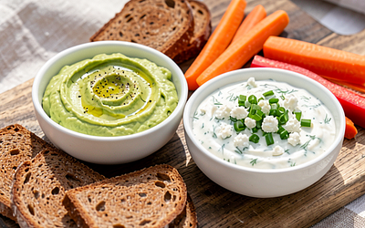 Avocado and Yogurt Dip for May Day