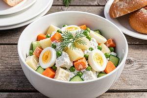 Vegetable Salad with Mayonnaise (May Day Version)
