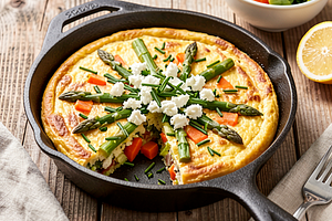 Frittata with Young Vegetables (Spring)
