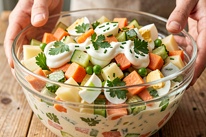 Vegetable Salad with Mayonnaise (Traditional)