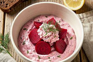 Beets with Horseradish Served Cold (Regional Appetizer)