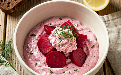 Beets with Horseradish Served Cold (Regional Appetizer)