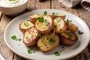 Herb and Garlic Roasted Potatoes