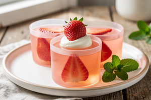Strawberry-Apple Jelly with Agar-Agar
