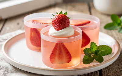 Strawberry-Apple Jelly with Agar-Agar