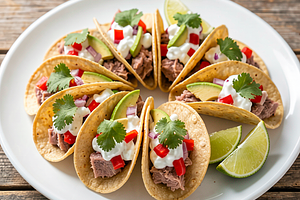 Quick Tacos with Chopped Tuna
