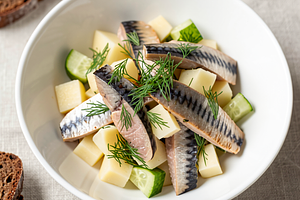 Smoked Fish Salad with Dill