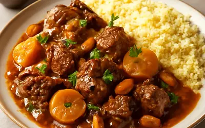 Lamb Tagine with Apricots