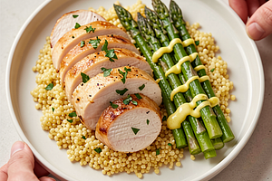 Aromatic chicken breast in herbs (Polish-modern)