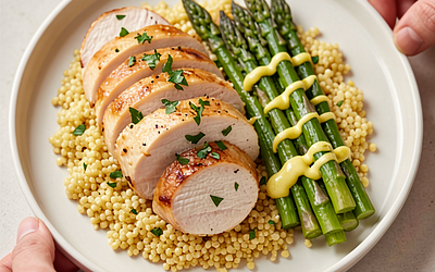 Aromatic chicken breast in herbs (Polish-modern)