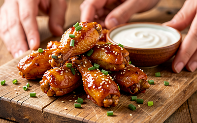 Spicy Honey Wings