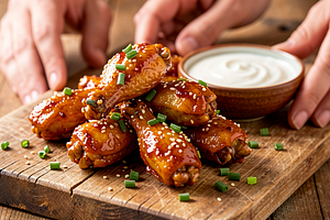 Spicy Honey Wings