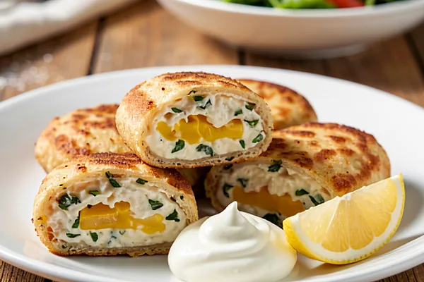 Kotlety jajeczne z ziołami i serem