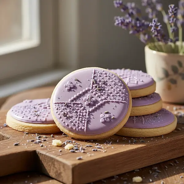 Precise Pixel Cookies with Lavender Royal Icing