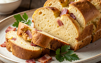 Potato Babka with Bacon