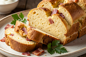 Potato Babka with Bacon