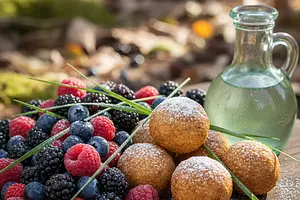 Millet Pralines 'Forest Treasures of Podlasie' with a hint of Żubrówka