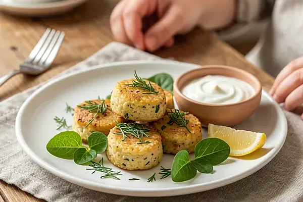 Mini kotleciki z dorsza i dodatkiem szczawiu