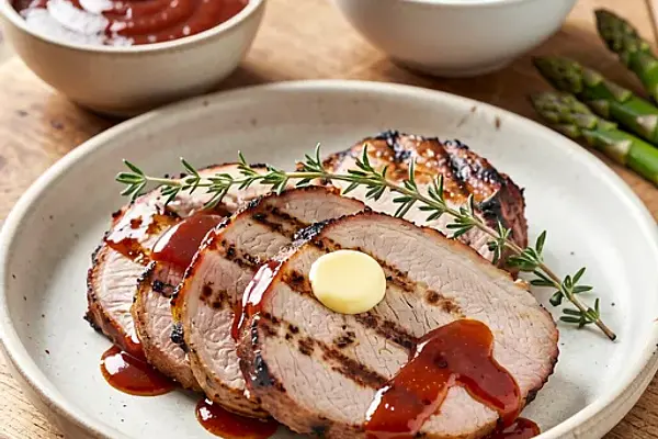 Grillowany schab z sosem barbecue (polska-nowoczesna)