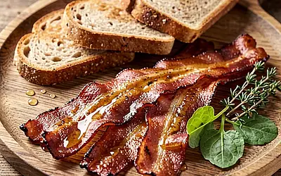 Grilled Bacon with Honey Glaze