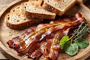 Grilled Bacon with Honey Glaze