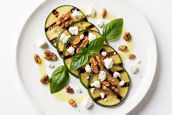 Grillowane cukinie z serem feta
