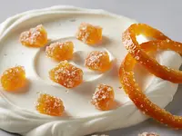Candied orange peel (optional)