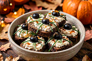 Spider Sandwiches with Fish Paste