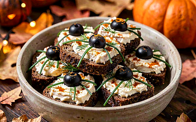 Spider Sandwiches with Fish Paste