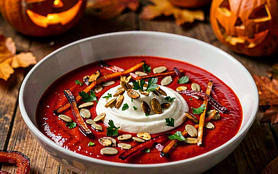 Zupa krem z pieczonej papryki