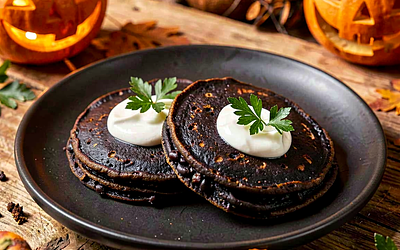 Black bean pancakes