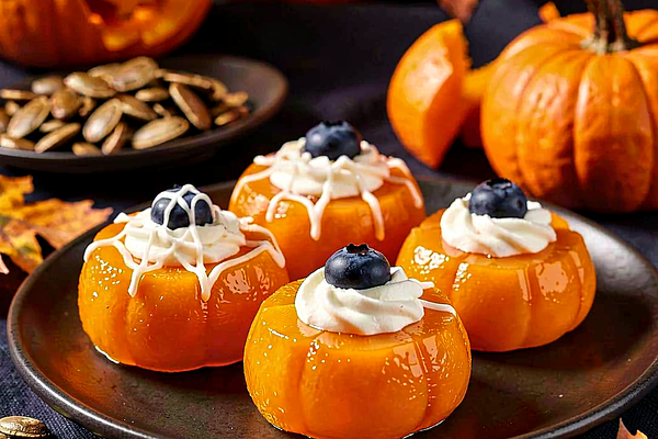 Galaretka w kształcie dyni (Halloween)