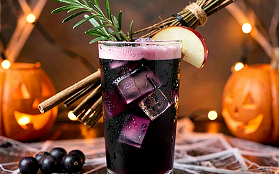 Halloween Blackcurrant Cocktail