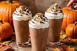 Chocolate Pumpkin Milkshake (Halloween)