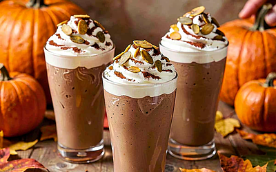 Chocolate Pumpkin Milkshake (Halloween)