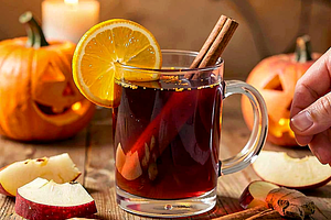 Rozgrzewające wino korzenne na Halloween