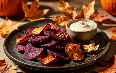 Beet Chips (Incredibly Crunchy for Halloween)