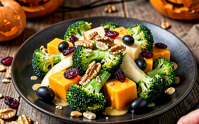 Broccoli and Cheddar Cheese Salad