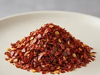 Dried chili flakes