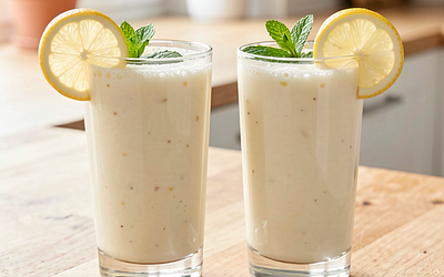 Pear smoothie with yogurt (Polish-modern)