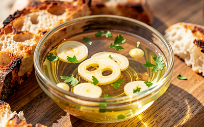 Very simple garlic oil