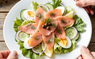 Smoked Salmon Fish Salad