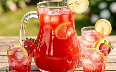 Lemoniada truskawkowa (polska-nowoczesna)