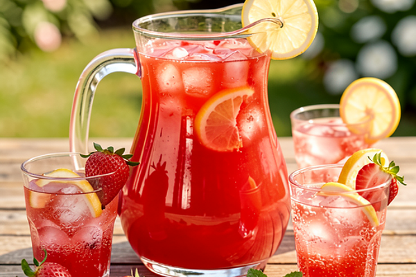 Lemoniada truskawkowa (polska-nowoczesna)