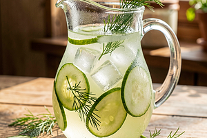 Apple-Horseradish Tonic with Ice