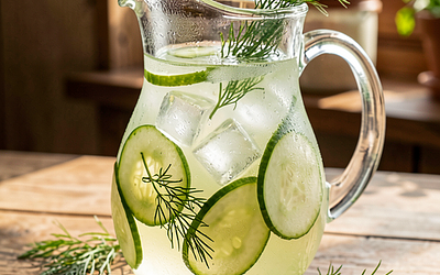 Apple-Horseradish Tonic with Ice