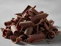 Chocolate shavings or ribbons (optional)