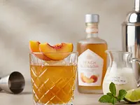 Peach schnapps (optional)